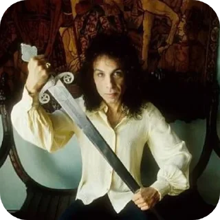 🗡 emoji 🤘RONNIE JAMES DIO🤘 by @Gates_Of_Babylon Telegram sticker 23 of 120