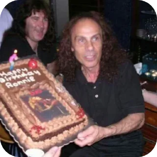 🎂 emoji 🤘RONNIE JAMES DIO🤘 by @Gates_Of_Babylon Telegram sticker 9 of 120