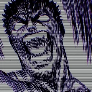 Sticker from guts