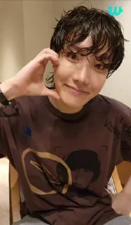 ❤ emoji J-hope Telegram sticker 6 of 42
