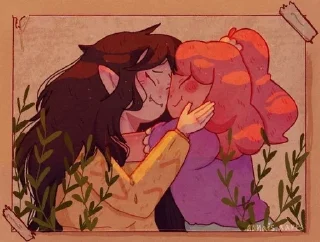 💕 emoji бубльгум/марселин @stickerskva Telegram sticker 15 of 118