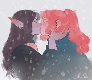 💕 emoji бубльгум/марселин @stickerskva Telegram sticker 9 of 118