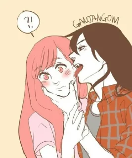 💕 emoji бубльгум/марселин @stickerskva Telegram sticker 24 of 118