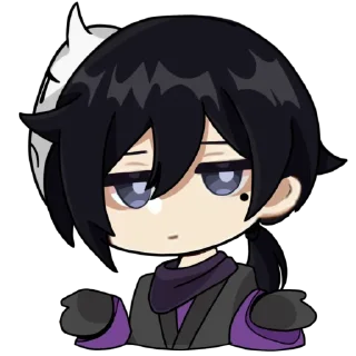 😕 emoji tgcf x genshin @qqwelj Telegram sticker 20 of 120