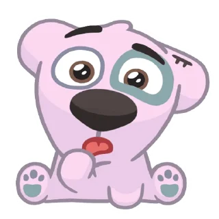 🤔 emoji Спотти Розовый | @vkspoilertg Telegram sticker 20 of 24