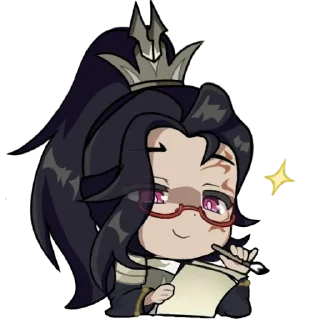 😏 emoji tgcf x genshin @qqwelj Telegram sticker 18 of 120