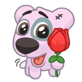 🌹 emoji Спотти Розовый | @vkspoilertg Telegram sticker 23 of 24