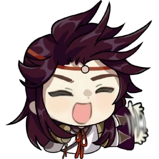 👋 emoji tgcf x genshin @qqwelj Telegram sticker 7 of 120