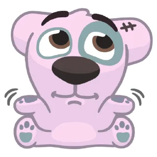 🤗 emoji Спотти Розовый | @vkspoilertg Telegram sticker 14 of 24