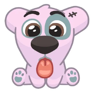 😜 emoji Спотти Розовый | @vkspoilertg Telegram sticker 6 of 24