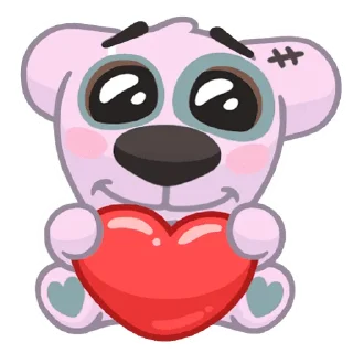 ❤️ emoji Спотти Розовый | @vkspoilertg Telegram sticker 7 of 24