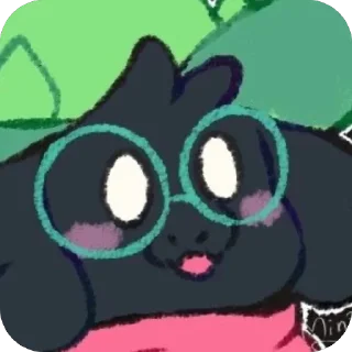 🫥 emoji ✨ Ralsei ✨ @UndertaleDeltaruneStickersArts Telegram sticker 23 of 74