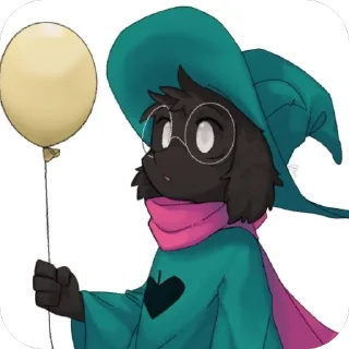 🫥 emoji ✨ Ralsei ✨ @UndertaleDeltaruneStickersArts Telegram sticker 3 of 74