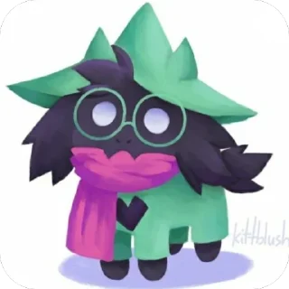 🫥 emoji ✨ Ralsei ✨ @UndertaleDeltaruneStickersArts Telegram sticker 17 of 74