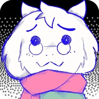 🫥 emoji ✨ Ralsei ✨ @UndertaleDeltaruneStickersArts Telegram sticker 22 of 74