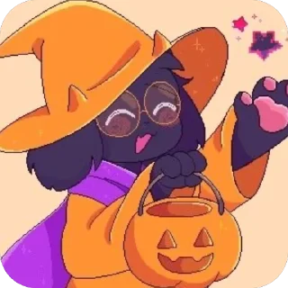 🫥 emoji ✨ Ralsei ✨ @UndertaleDeltaruneStickersArts Telegram sticker 19 of 74