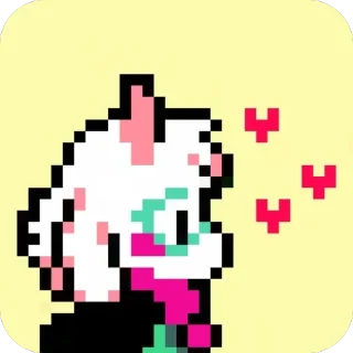 🫥 emoji ✨ Ralsei ✨ @UndertaleDeltaruneStickersArts Telegram sticker 8 of 74