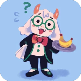🫥 emoji ✨ Ralsei ✨ @UndertaleDeltaruneStickersArts Telegram sticker 2 of 74