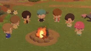 Sticker from BTS Island