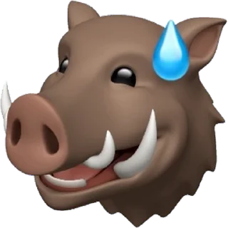 🐗 emoji Boar Telegram sticker 13 of 21