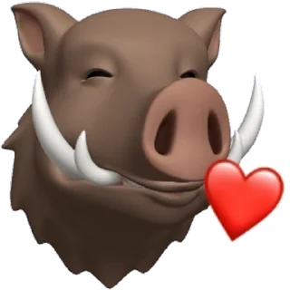 🐗 emoji Boar Telegram sticker 8 of 21