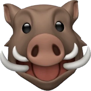 🐗 emoji Boar Telegram sticker 16 of 21