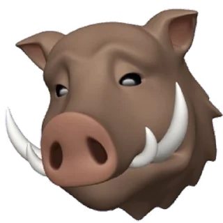 🐗 emoji Boar Telegram sticker 14 of 21