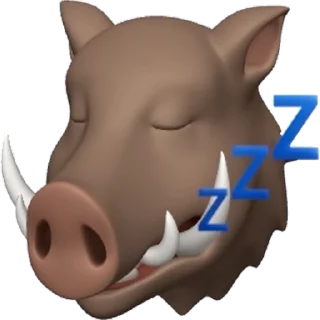 🐗 emoji Boar Telegram sticker 18 of 21