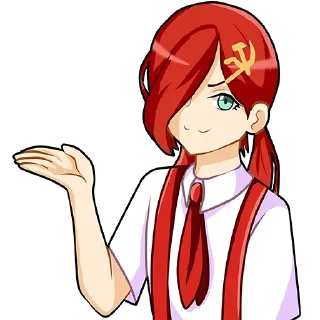 Sticker from Коммунизм-тян