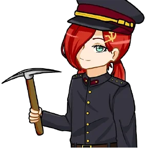 Sticker from Коммунизм-тян