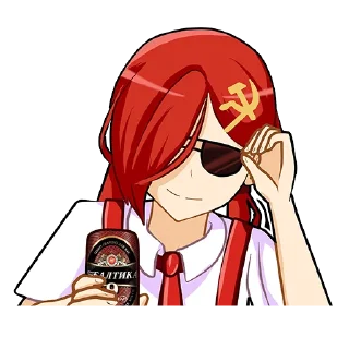 Sticker from Коммунизм-тян
