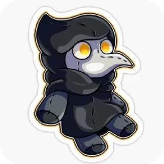 🐦 emoji Plague Doctor Telegram sticker 3 of 17