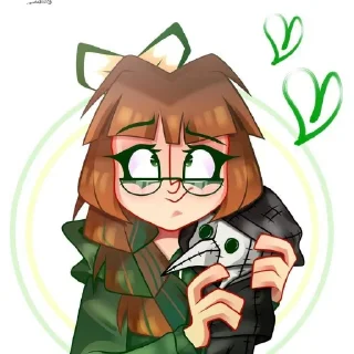 👄 emoji Plague Doctor Telegram sticker 7 of 17