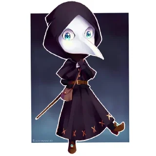 🧸 emoji Plague Doctor Telegram sticker 4 of 17