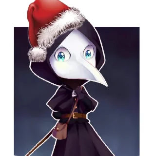 🧸 emoji Plague Doctor Telegram sticker 13 of 17