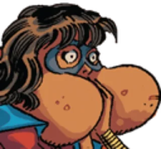 Sticker from comics