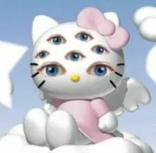 Sticker from Kitty cute