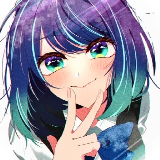 👄 emoji Куракава Аканэ Telegram sticker 14 of 18