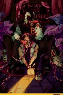 Sticker from Xyuna Hotline Miami