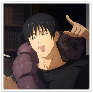 😄 emoji Toji @bearotar03 Telegram sticker 11 of 35