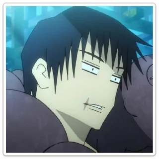 😐 emoji Toji @bearotar03 Telegram sticker 12 of 35