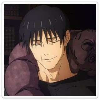 😌 emoji Toji @bearotar03 Telegram sticker 10 of 35