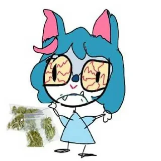 🌿 emoji Сима под мефом ➡️ @Ctikerubot Telegram sticker 17 of 59