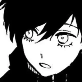 🤨 emoji Блю лок как состояние души Telegram sticker 13 of 106