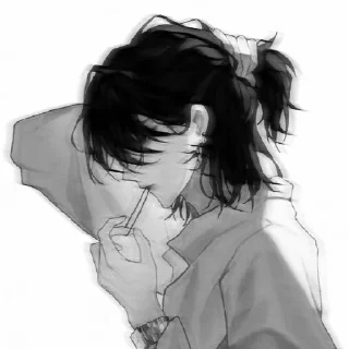 🚬 emoji ♡黒人少女♡ @qkssly Telegram sticker 18 of 19