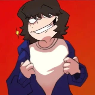 😏 emoji олух майк @sozdat_stikery_bot Telegram sticker 24 of 44