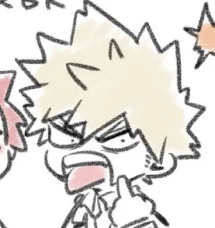 😝 emoji Mha chibi @shchobshokuvaty Telegram sticker 11 of 60