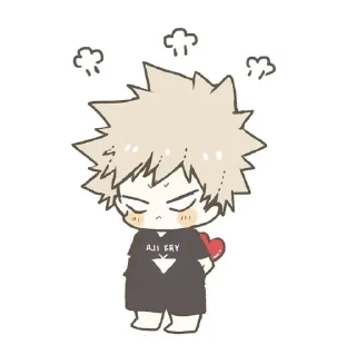 😡 emoji Mha chibi @shchobshokuvaty Telegram sticker 12 of 60