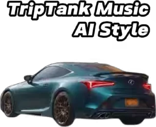 Sticker from TripTank AI Lexus coupe