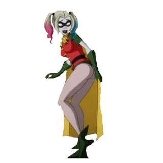 🍑 emoji Харли Квинн Telegram sticker 16 of 112